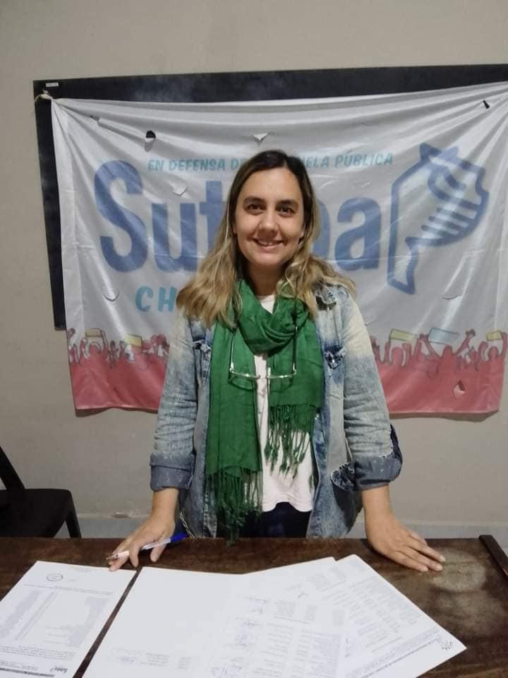 Marina Olivera asumió como nueva Secretaria de SUTEBA Chacabuco