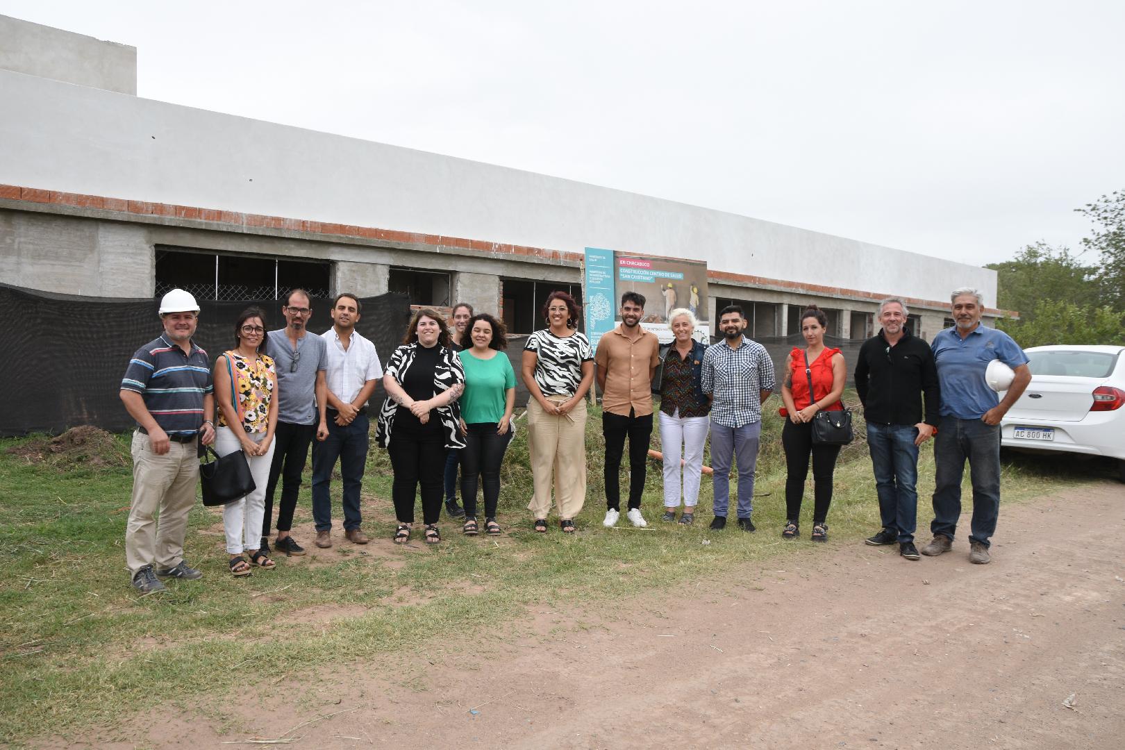 Avanza la construcciÃ³n del Centro de Salud de San Cayetano 