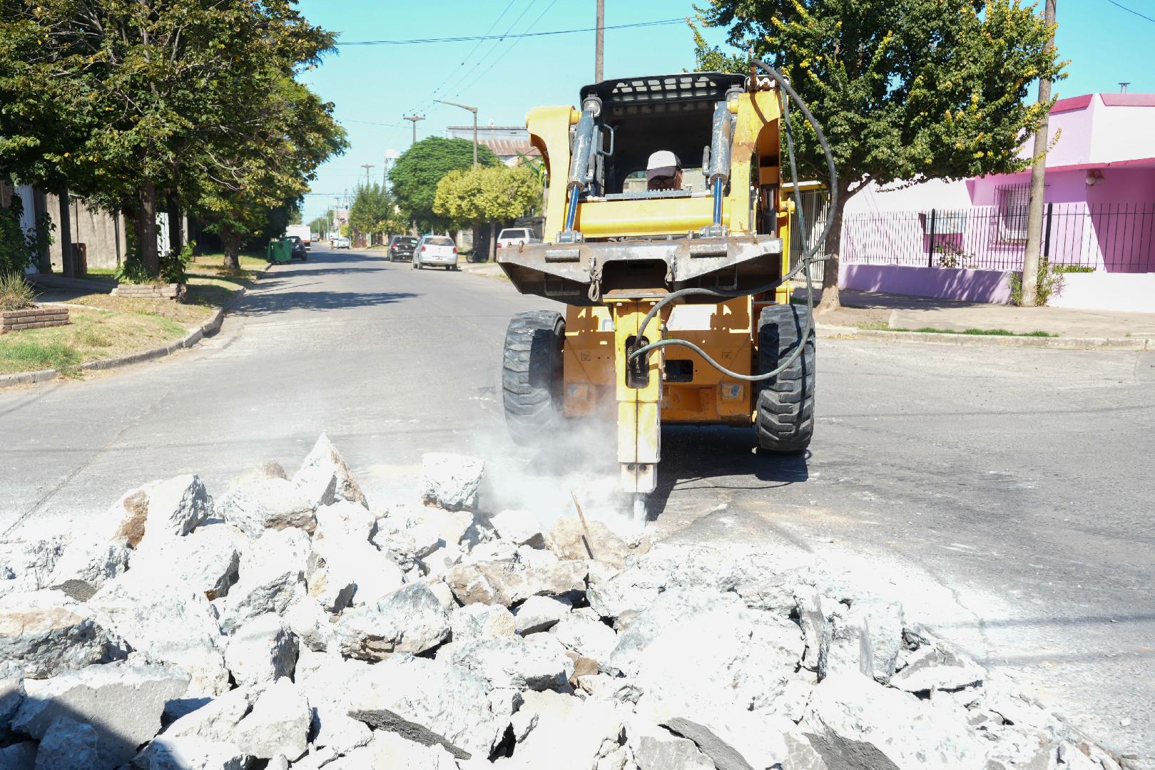 Obras PÃºblicas: Etapa del plan integral con mÃ¡s de 70 bacheos