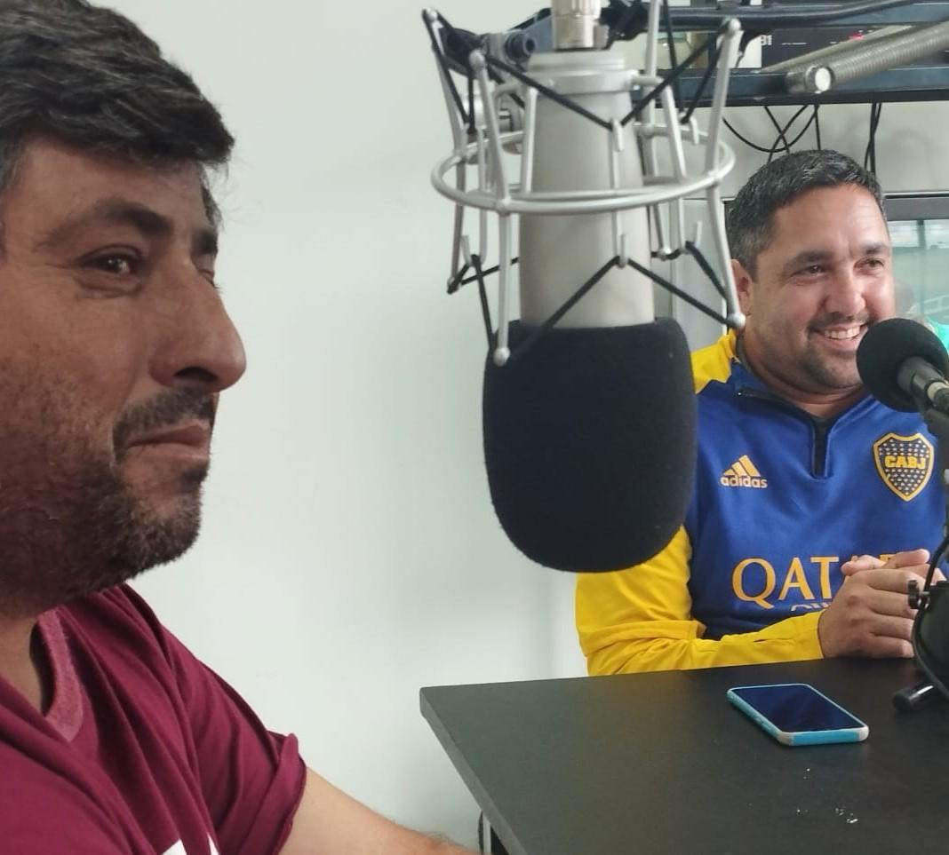 Navarro y Balbuena hablan del campeonato de peñas de Boca que se jugará en Chacabuco