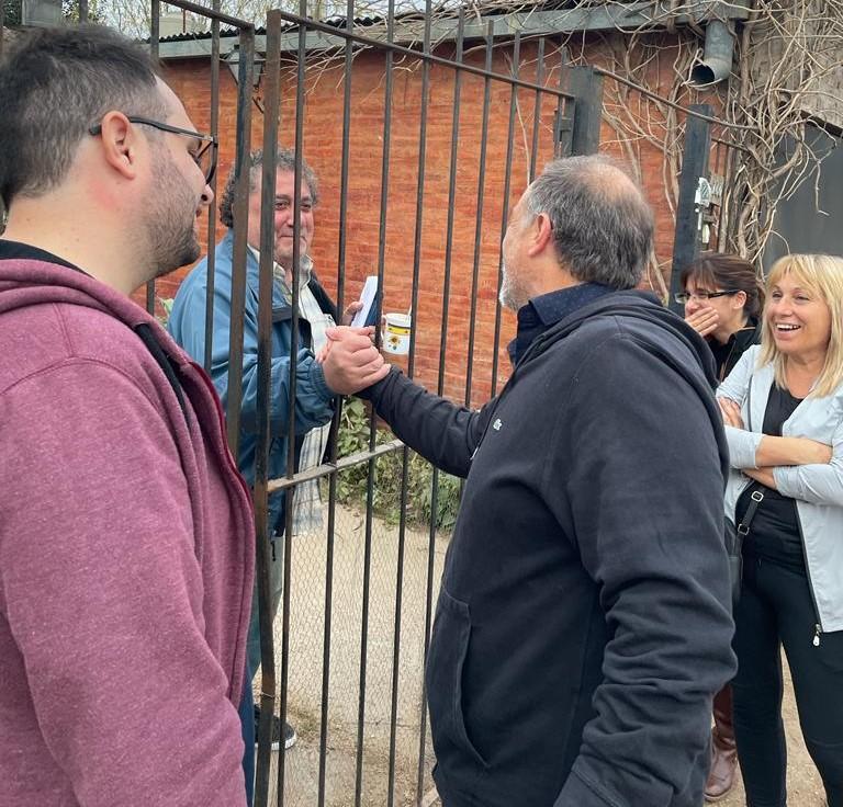 Fabio Di Palma en los barrios San Cayetano y La Ilusión