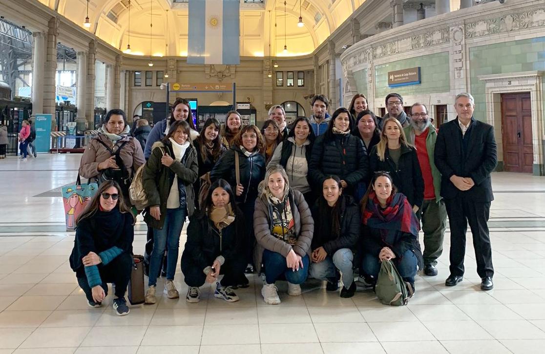 Golía recibió un contingente alumnos de la carrera Bibliotecario del Instituto N°67