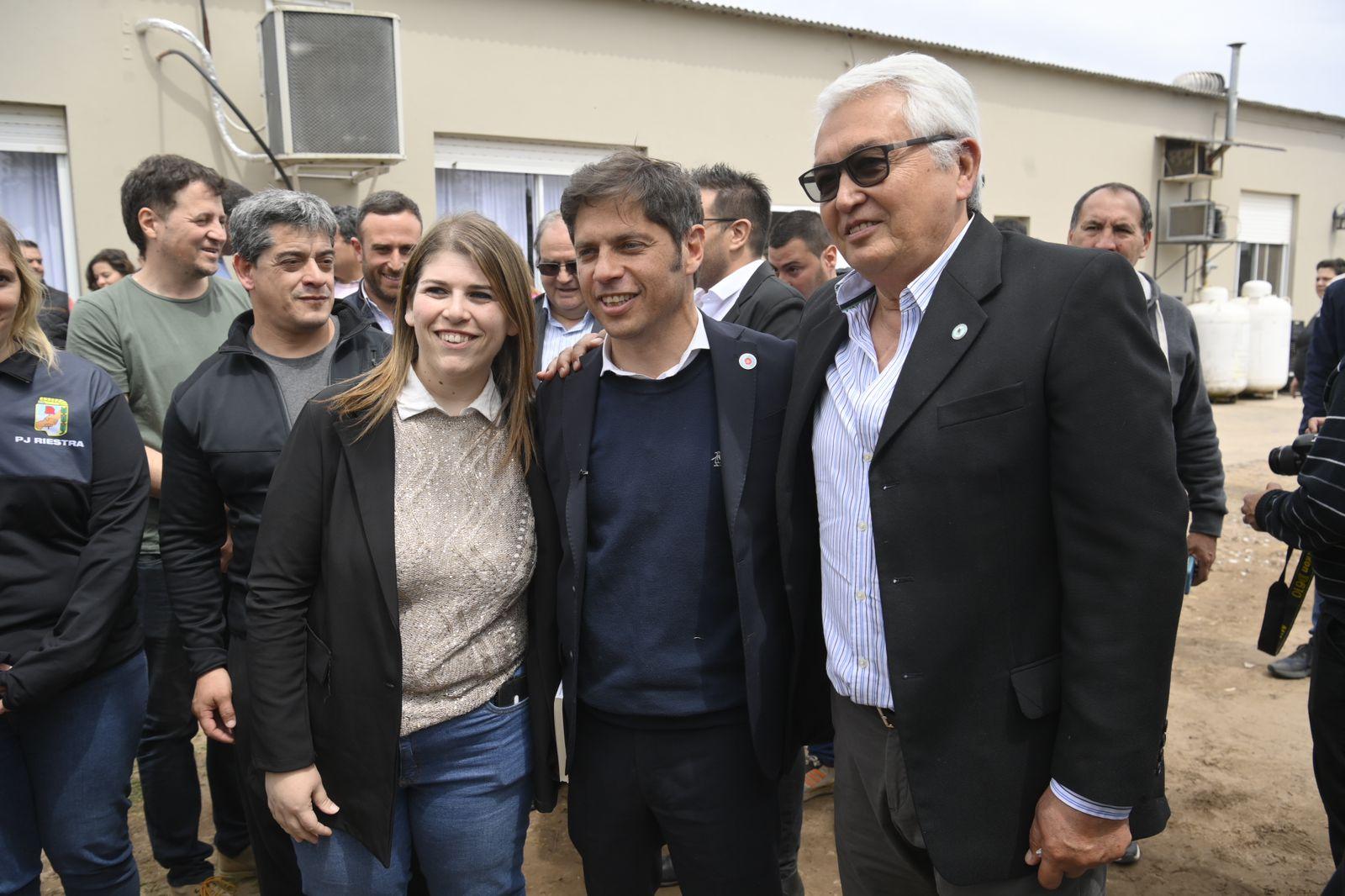 Olivetto y Feroldi reunidos con Kicillof por los avances de las obras sobre la Cuenca del Río Salado