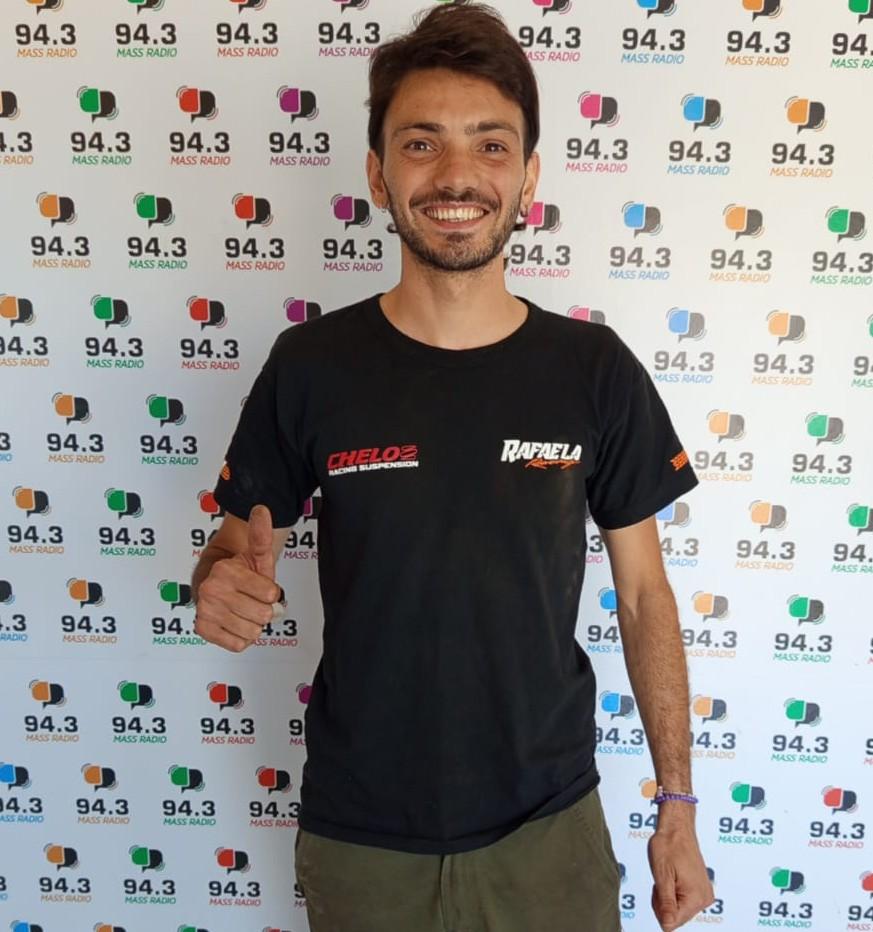 Marcos Barrios , su pasión por el motociclismo y una rifa para su pretemporada 