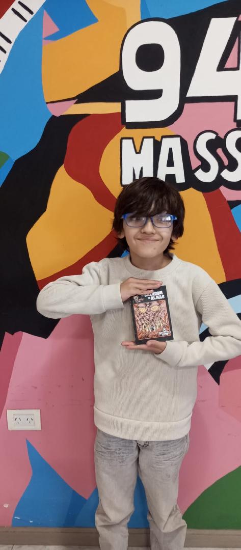 FRANCESCO MIGUEL - De una tarea escolar a un libro publicado: Fran tiene 10 años y presenta "El cazador de almas"