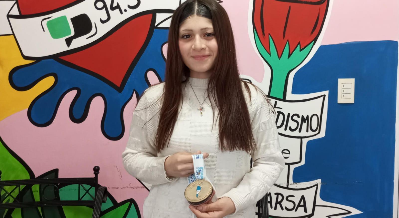 ZAIRA ROJAS - A los 16 años se consagró campeona argentina y llevó a Chacabuco a lo más alto