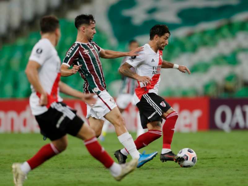 River empatÃ³ con Fluminense en Brasil en su debut en la Copa Libertadores - VIDEO