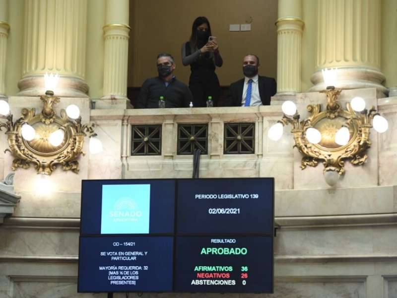 El Senado convirtiÃ³ en ley la postergaciÃ³n de las elecciones