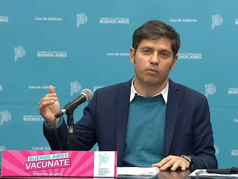 Kicillof anunciÃ³ la vuelta a la presencialidad escolar "cuidada" en la provincia de Buenos Aires (VIDEO)