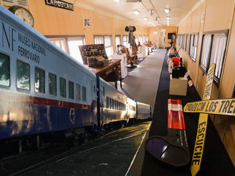 Permanece en la estaciÃ³n Chacabuco el Tren Museo Itinerante