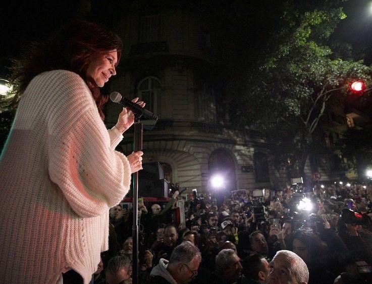 Cristina: "el Ãºnico lugar donde hubo violencia fue en la Ciudad de Buenos Aires"