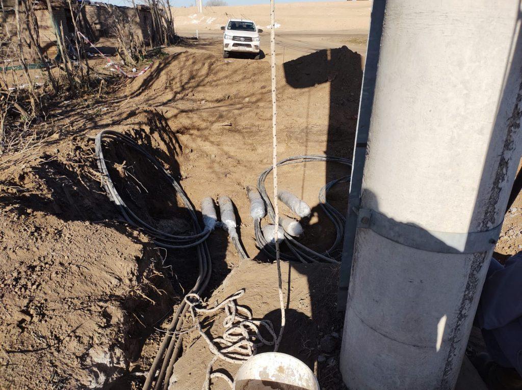 Cooperativa ElÃ©ctrica trabaja en la autopista