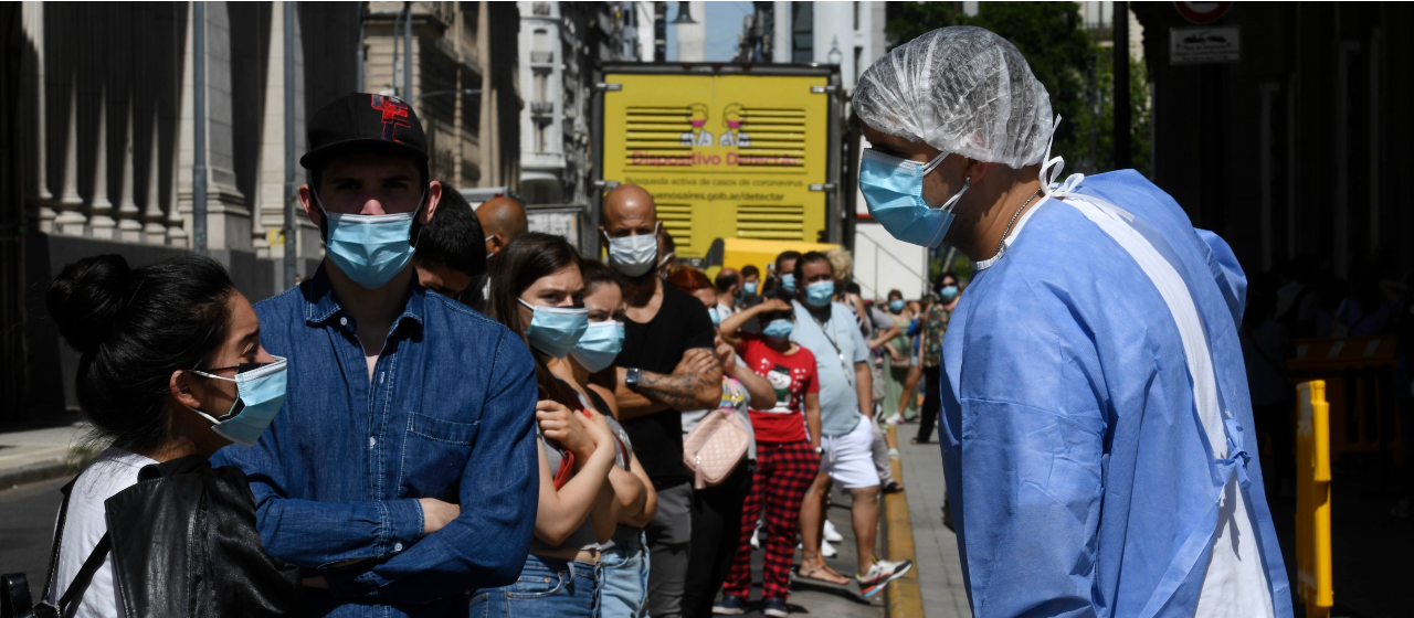 Se registraron 128.402 nuevos contagios de coronavirus en la Argentina