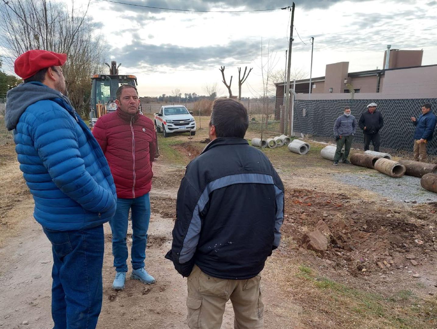 Trabajos de desagÃ¼es en Cucha Cucha