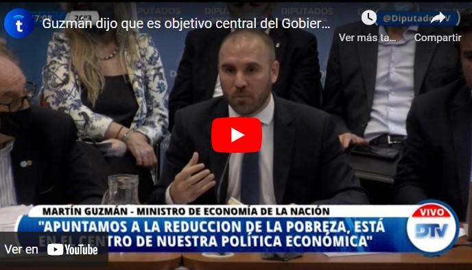 GuzmÃ¡n dijo que es objetivo central del Gobierno "atacar el problema inflacionario"