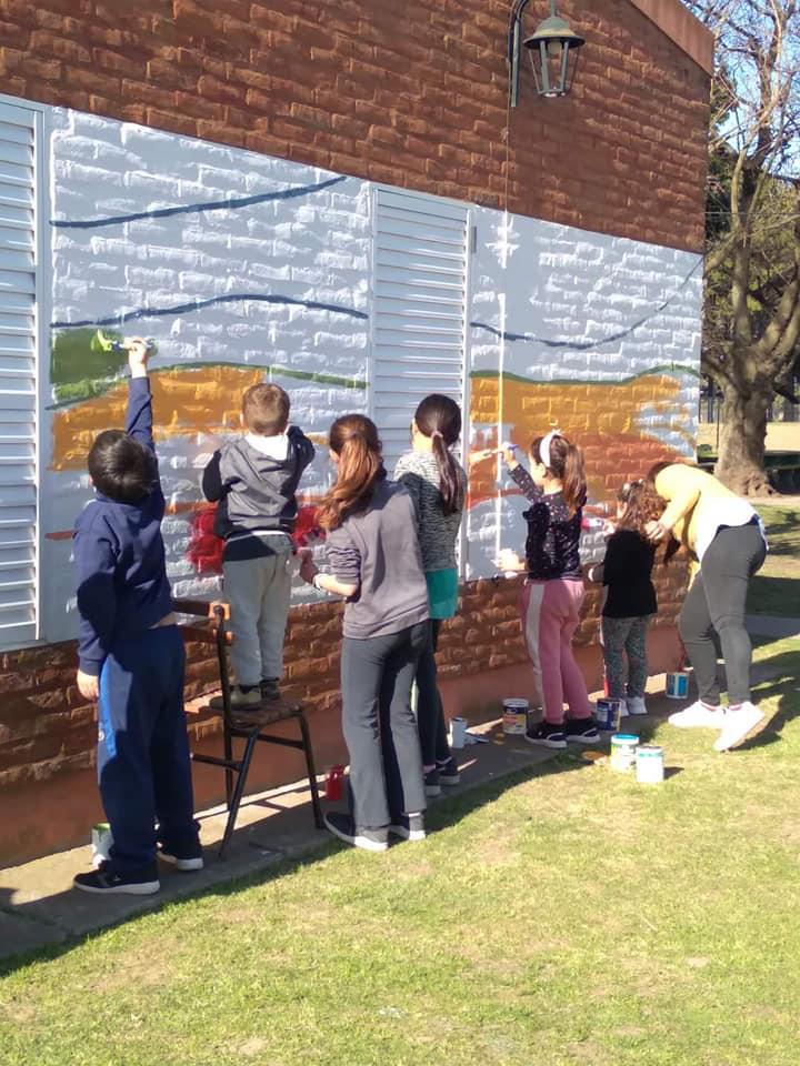 Mural en el Hogar del NiÃ±o