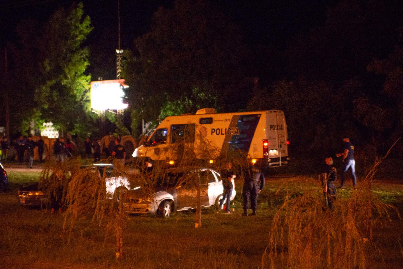 Operativo cerrojo en la colectora de la Ruta 7