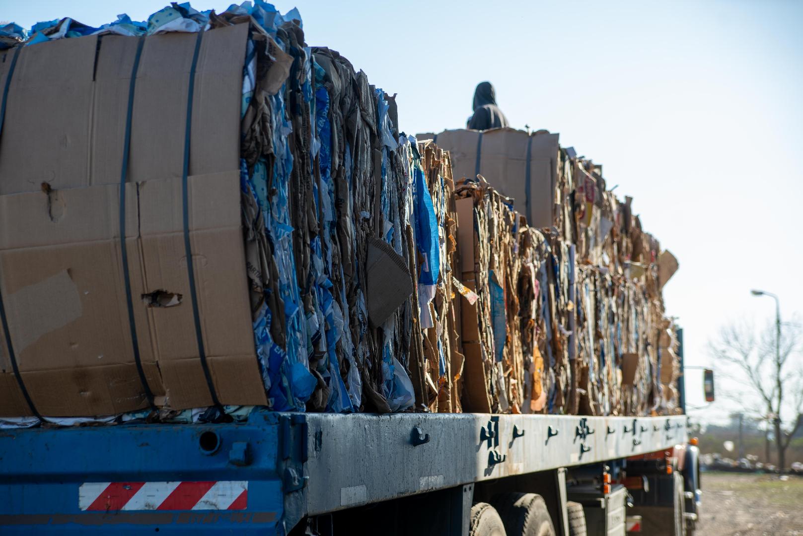 Planta de Reciclado: se realizÃ³ una carga de 13.000 kilos de residuos