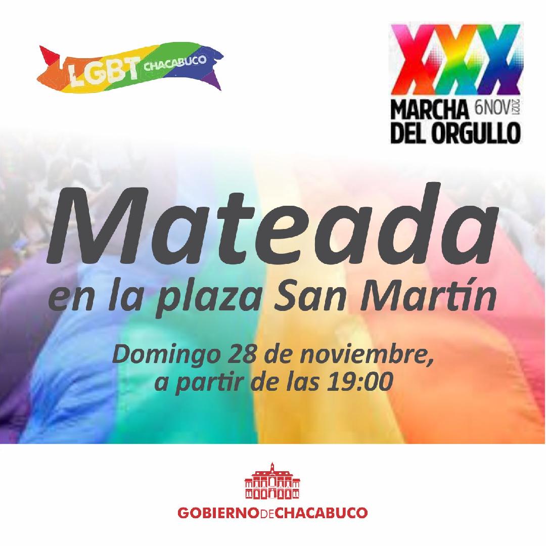 Mateada por la XXX Marcha del Orgullo